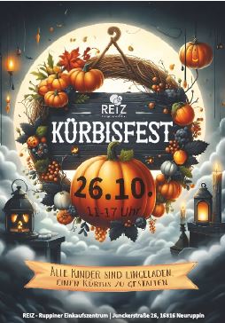 Kürbisfest im REIZ am 26.10.2024